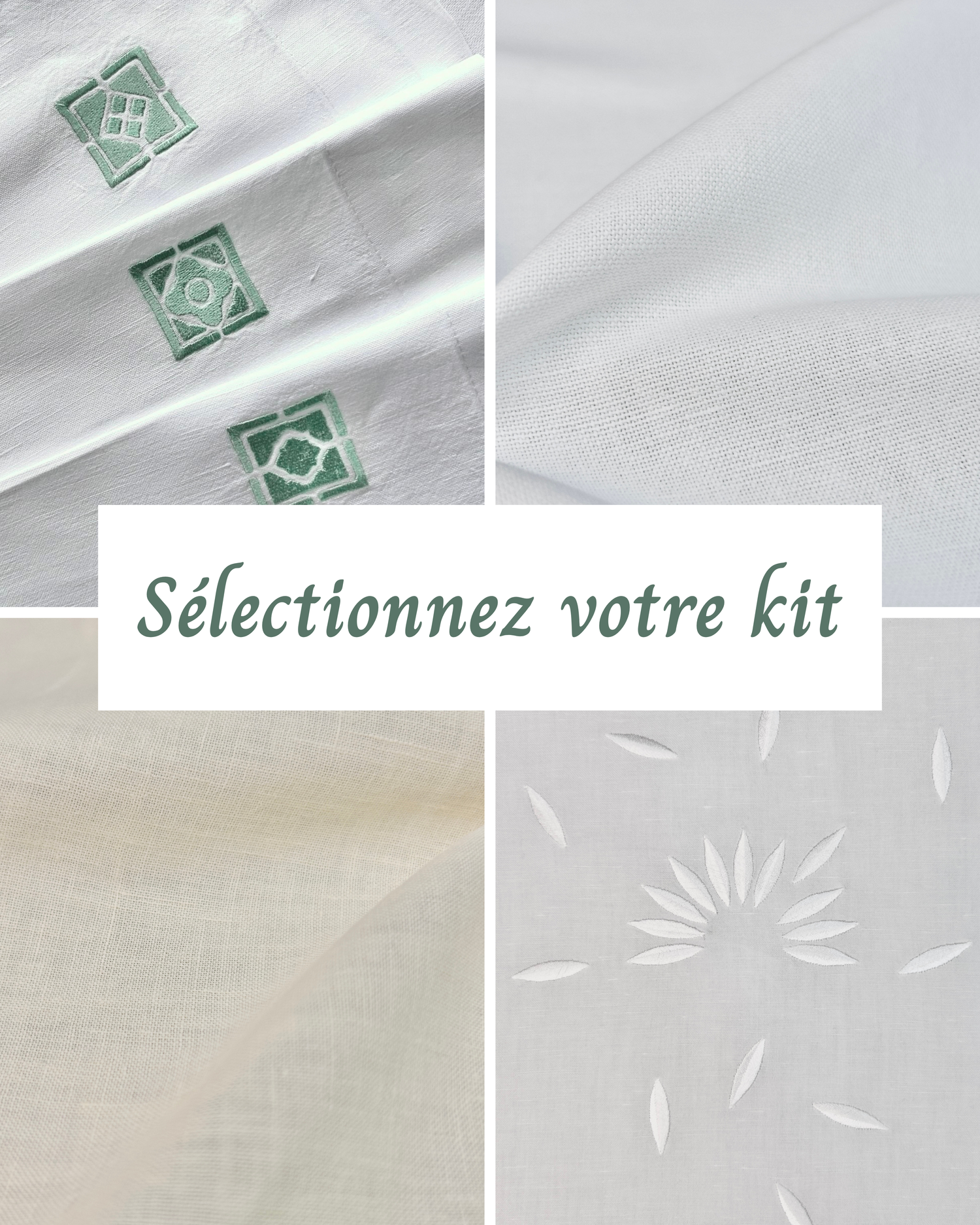 Kit top dos-nu : coupons de tissus upcyclés