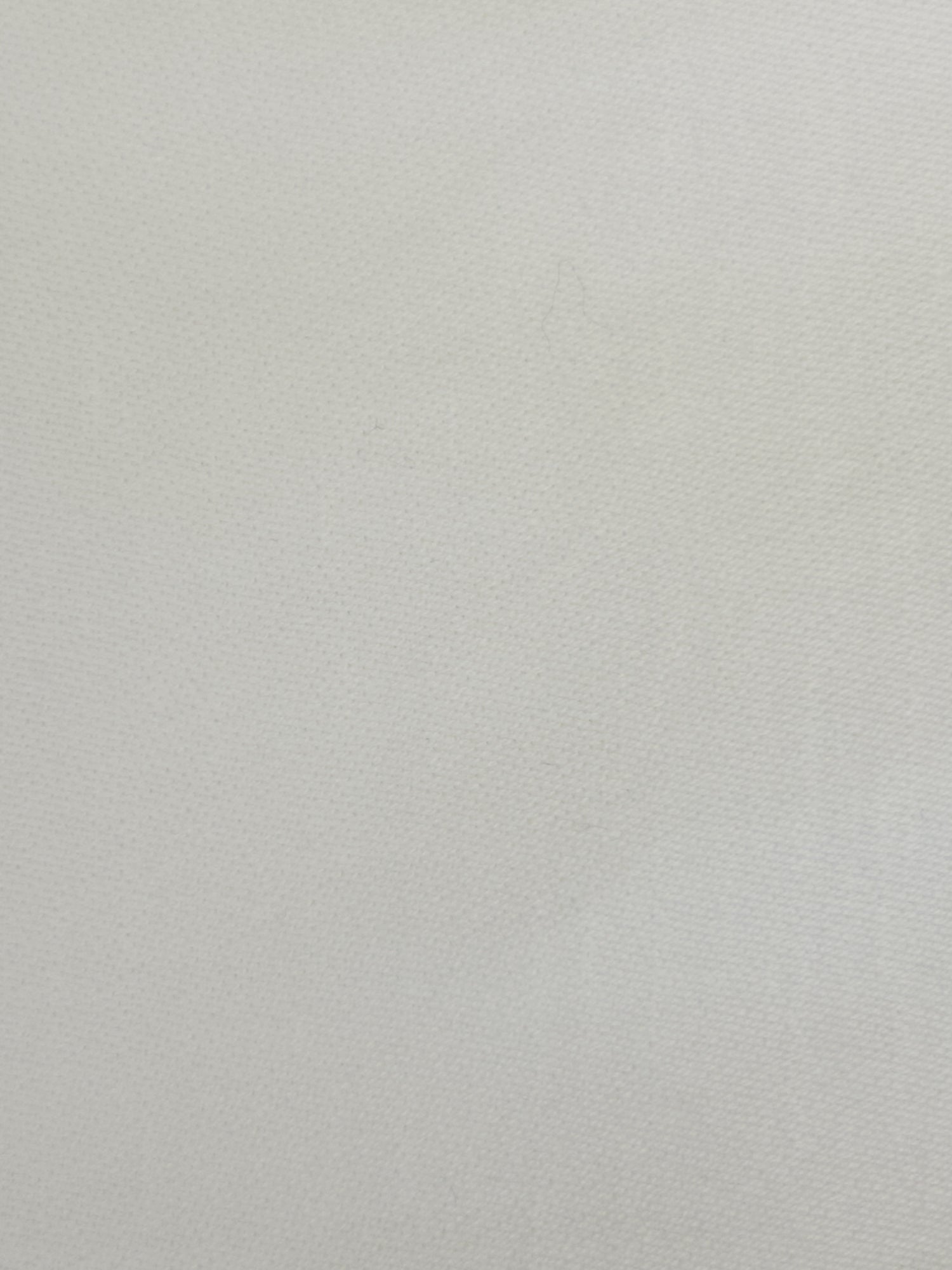 Coupon tissu sergé blanc 100% coton