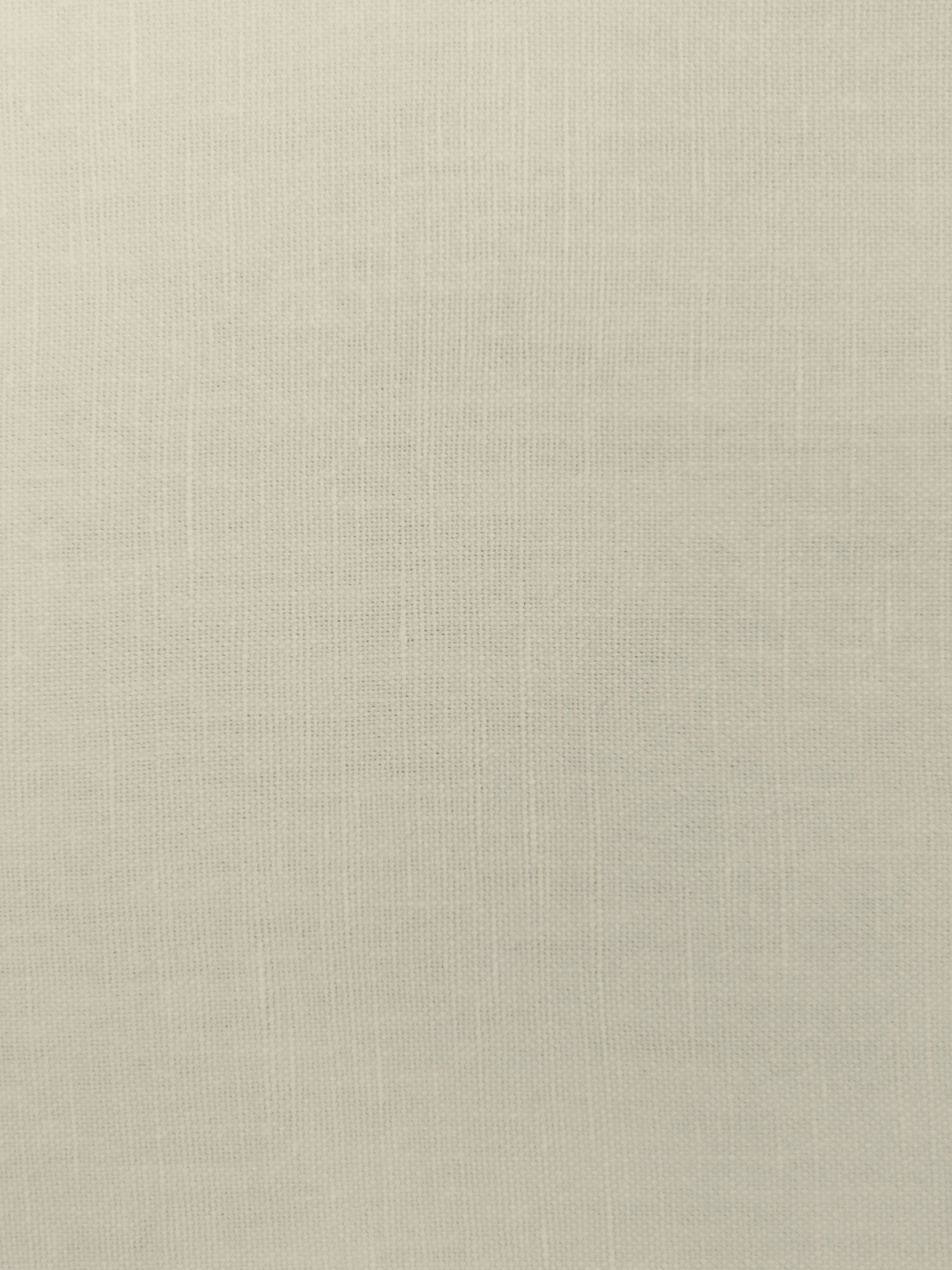 Coupon tissu toile coton lin écru