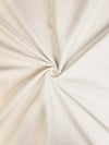 Coupon tissu satin peigné 100% coton crème