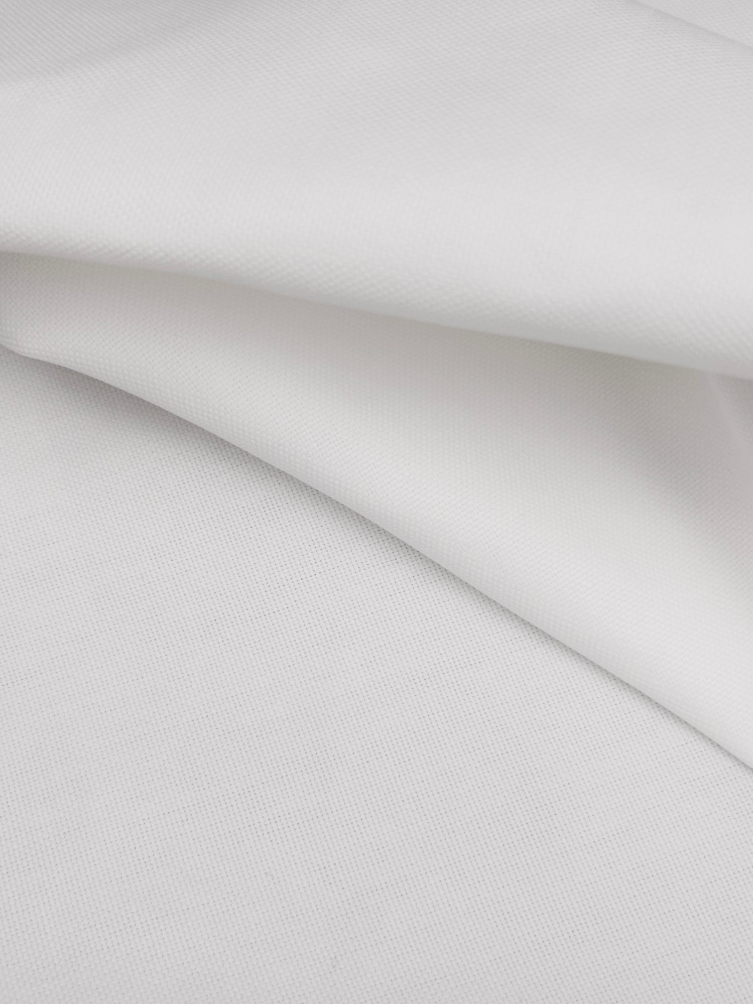 Coupon tissu toile 100% coton blanc