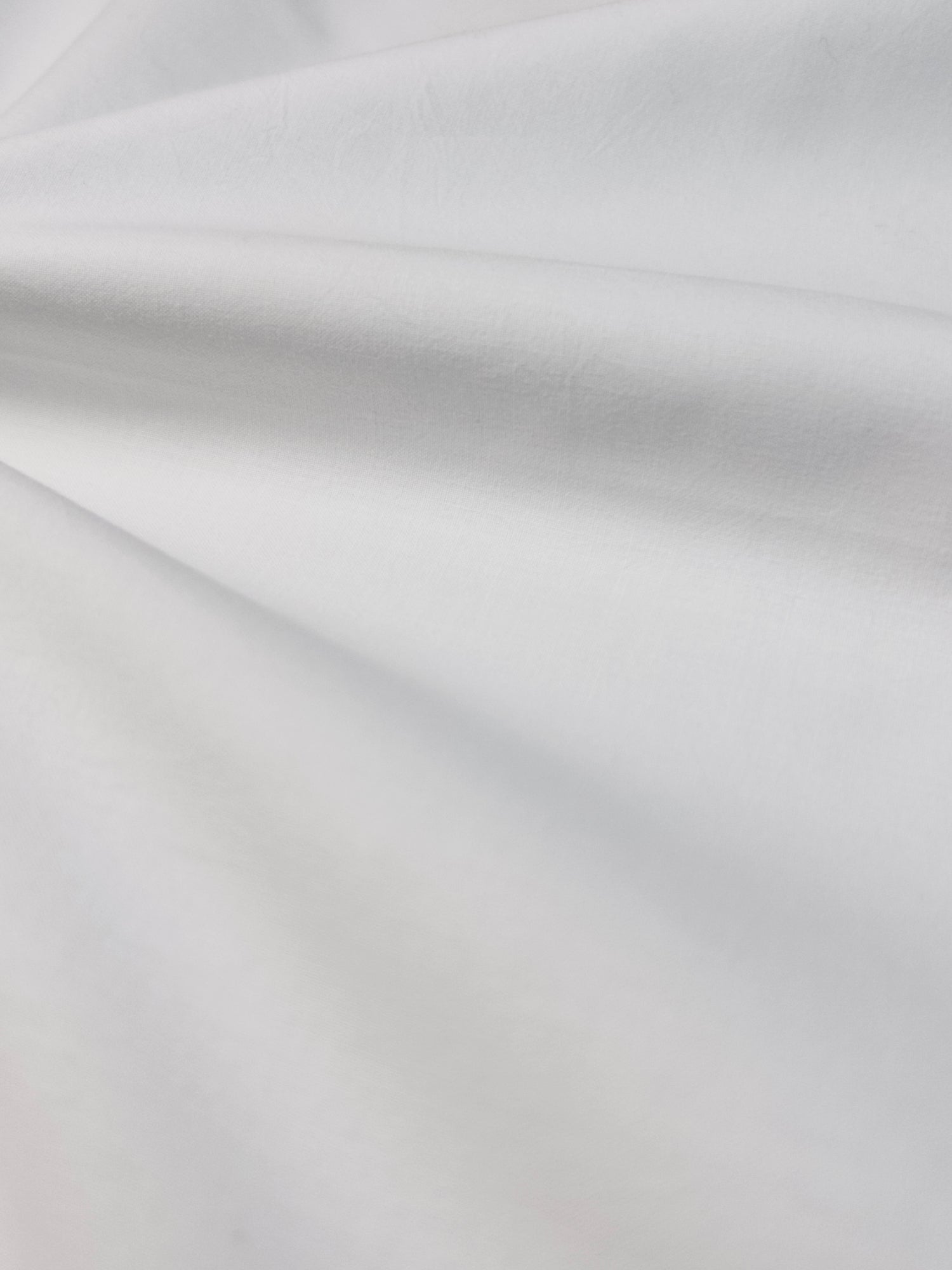 Coupon tissu popeline 100% coton blanc