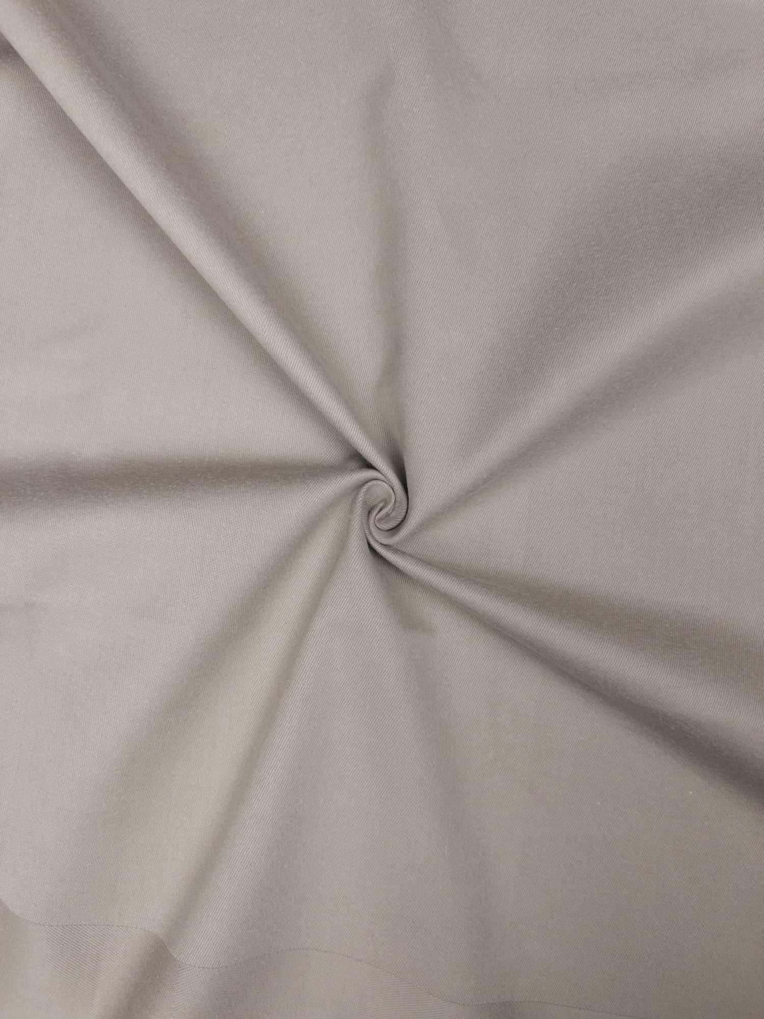 Coupon tissu sergé taupe 100% coton