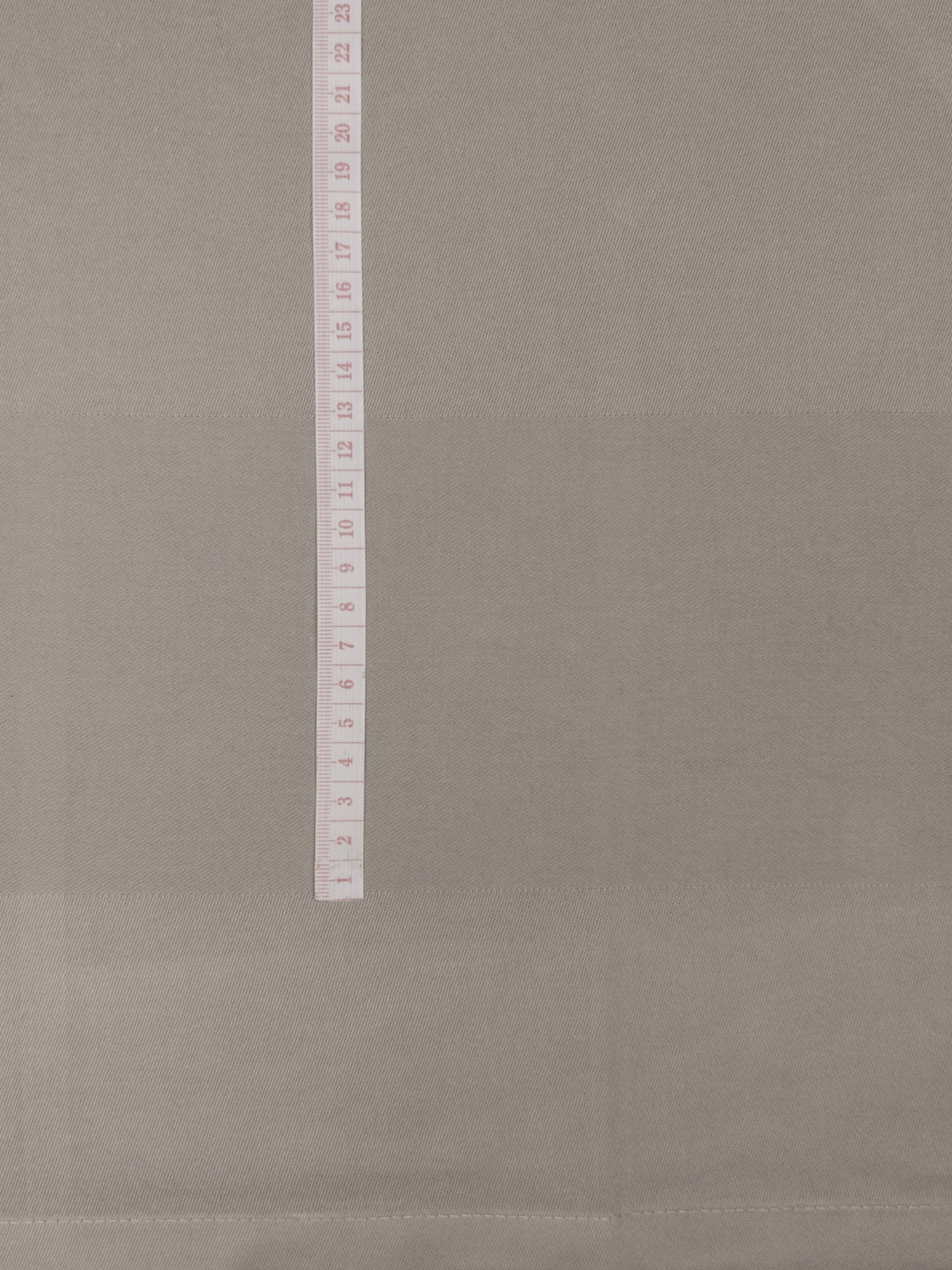 Coupon tissu sergé taupe 100% coton