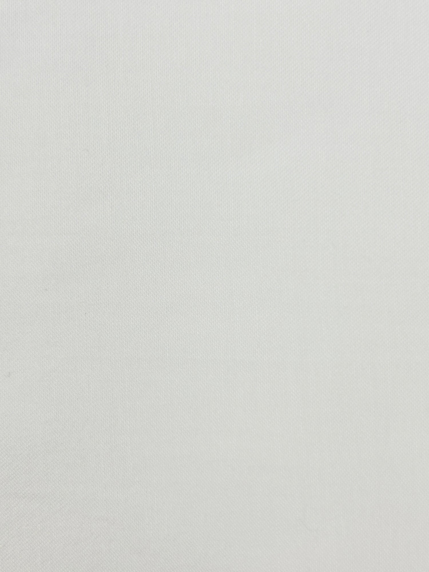 Coupon tissu satin blanc cassé 100% coton grammage 150 g/m²