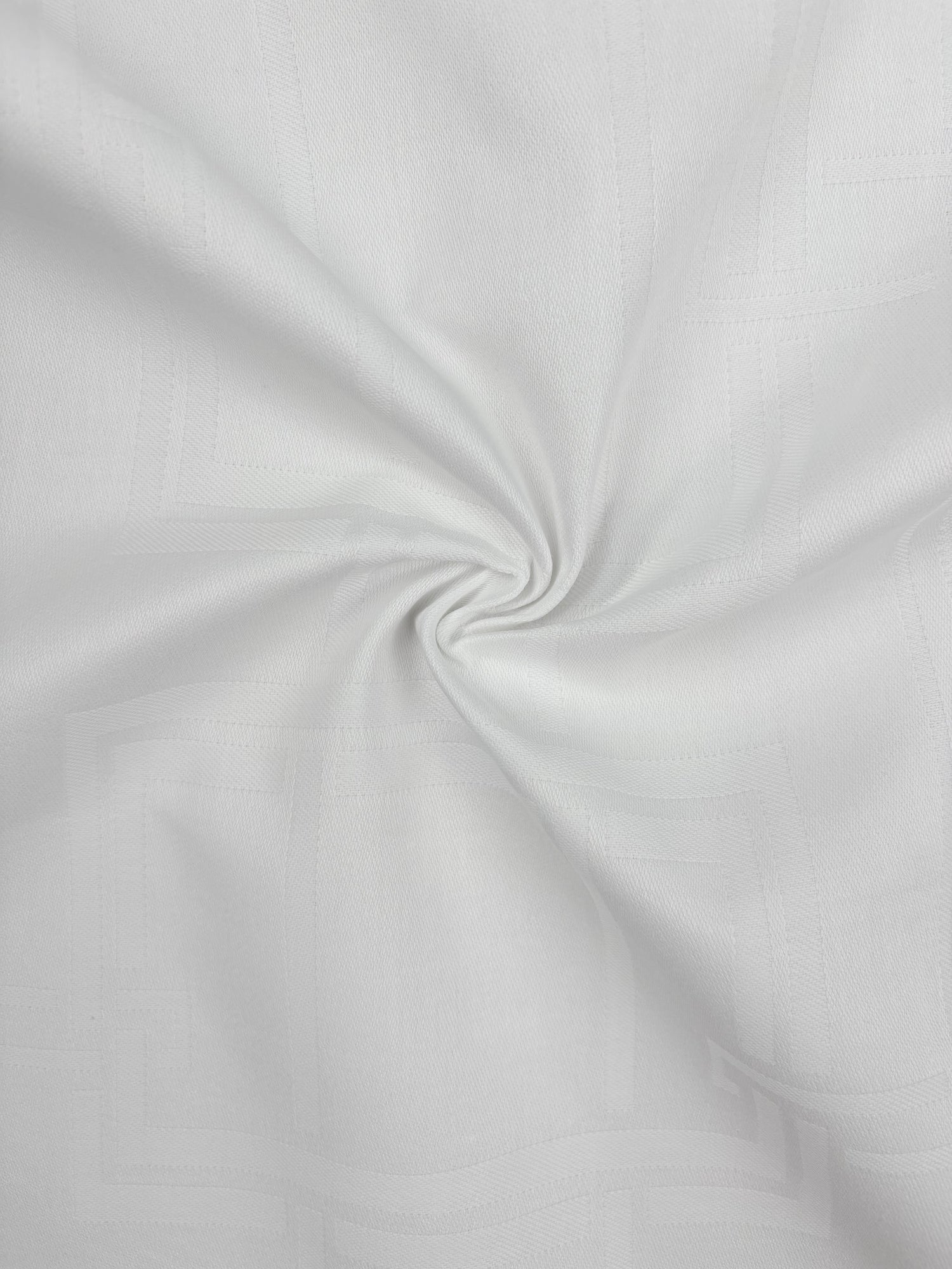 Coupon tissu jacquard géométrique 100% coton