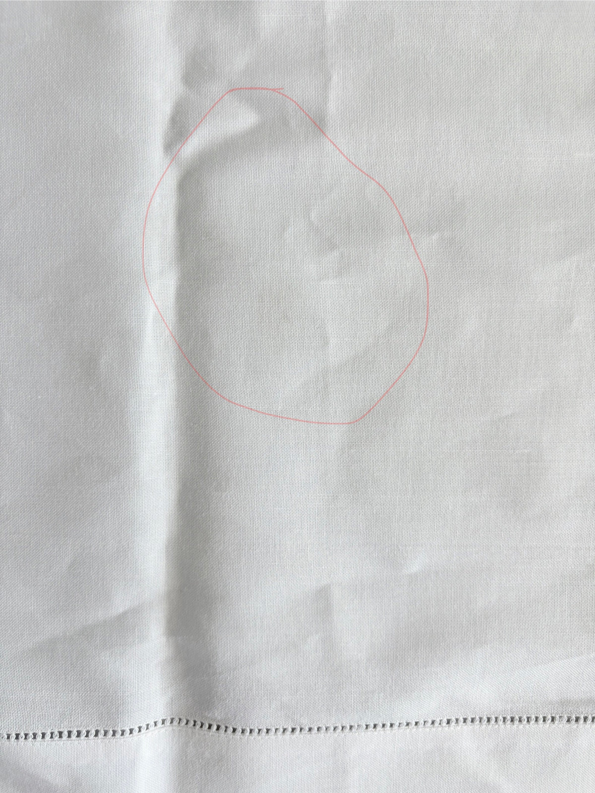 Nappe ajourée – Défectueuse - 100% lin