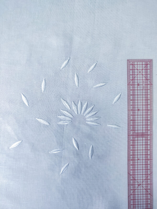 Toile Coton Lin - ECLAT ARGENT - Seconde Main - Revisité Textile – Image 4