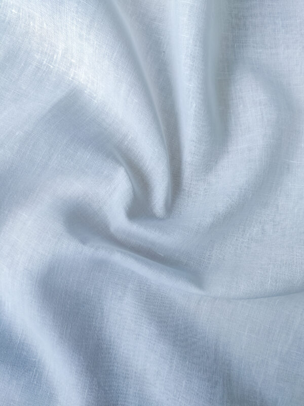 Voile 100% Lin - ALMA BLANC - Seconde Main - Revisité Textile