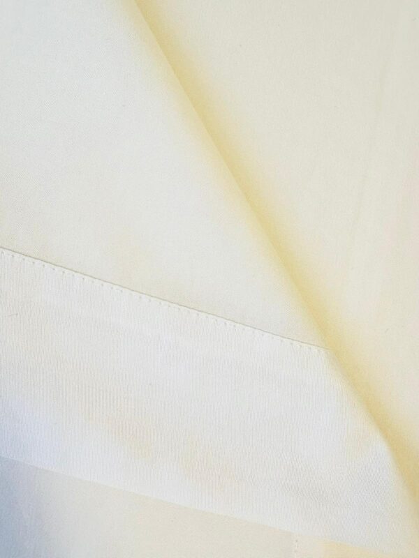 Coupon tissu satin peigné biface 100% coton - Upcycling - Seconde Main