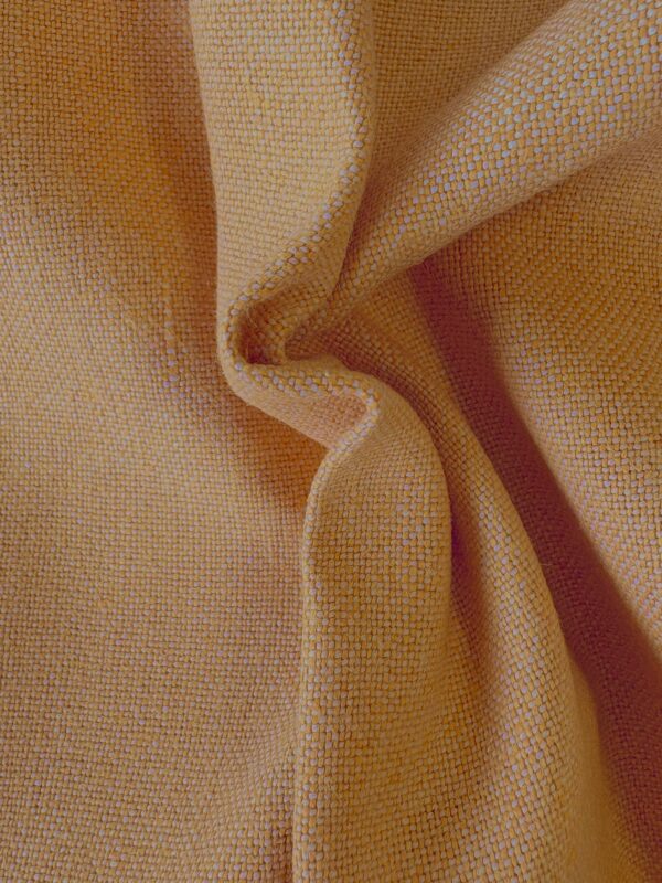 Coupon tissu toile oxford 100% coton terracotta - 110 x 130 cm - Upcycling - Seconde Main